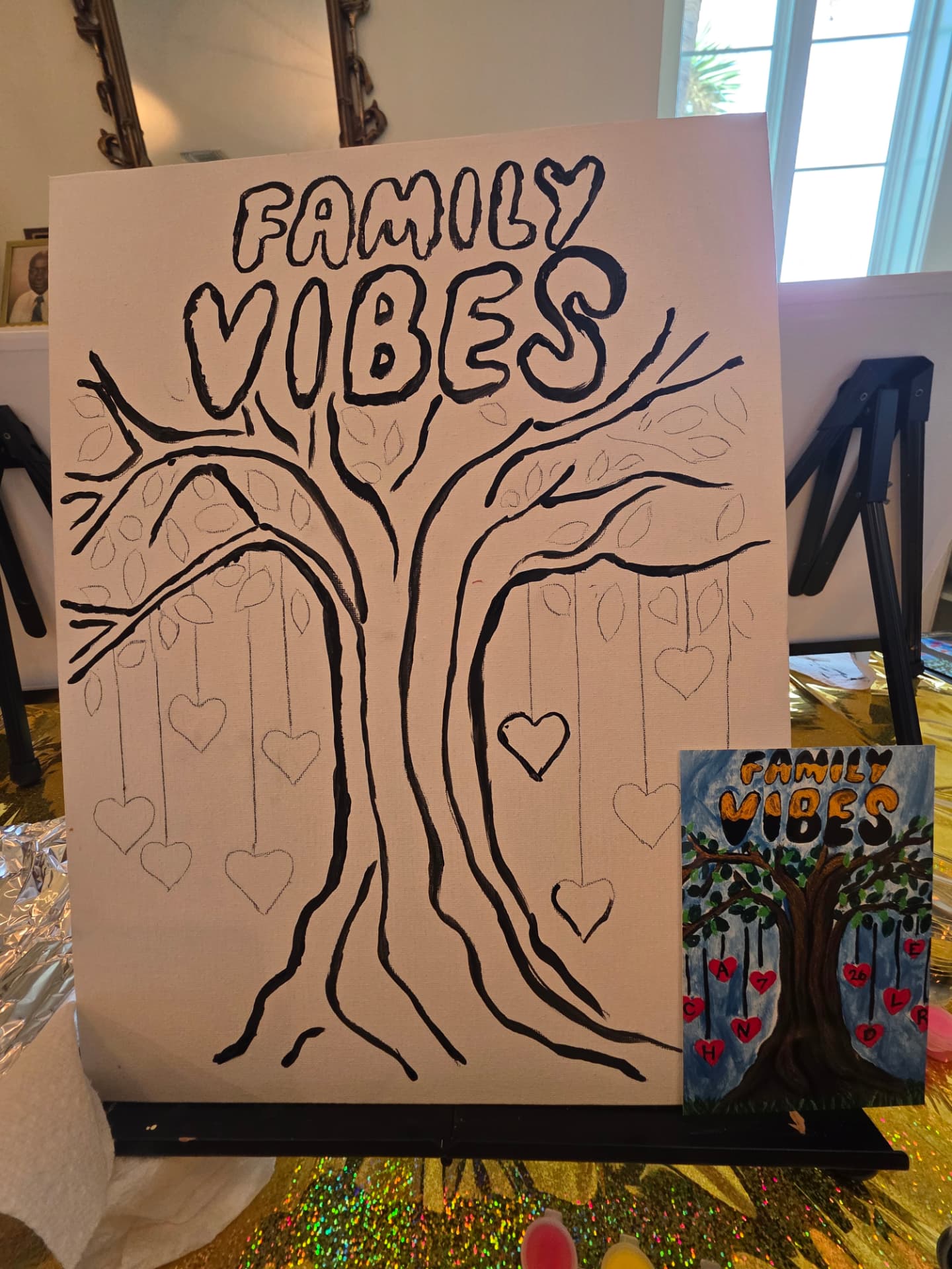Family Vibes Paint Party